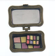 cute black ceramic eyeshadow box