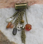 Barrel of charms brooch!