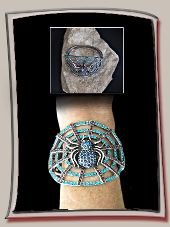 spiderweb bracelet