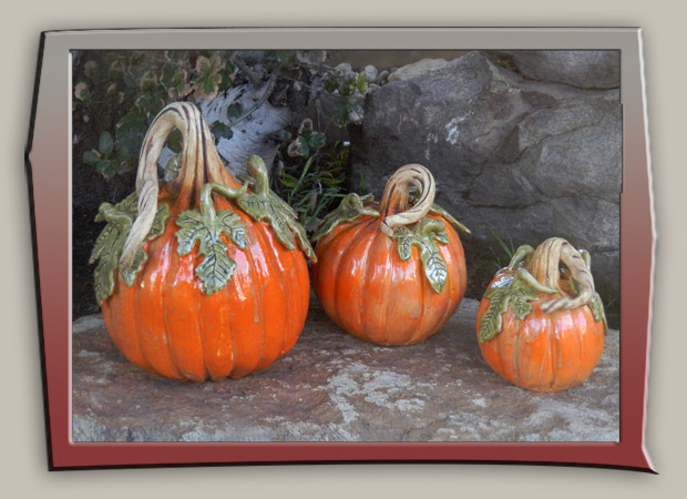 pumpkin set of three