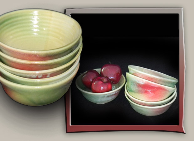 stoneware cereal bowl set