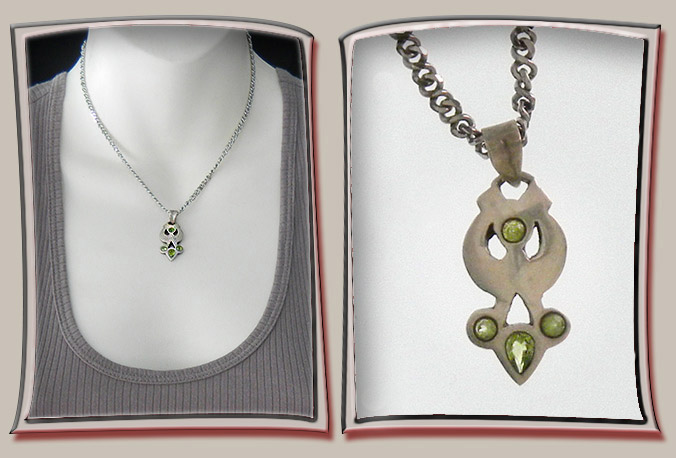 Sterling Silver Charm with Crystals