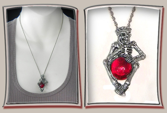 Gothic Skeleton Pendant