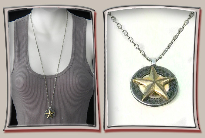 Patriotic Star Pendant