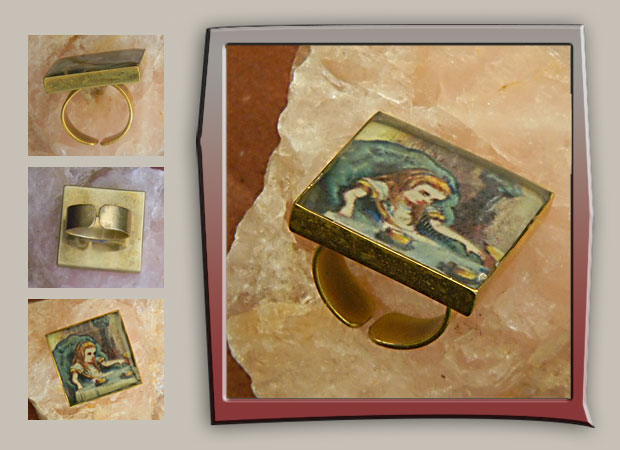 alice in wonderland ring