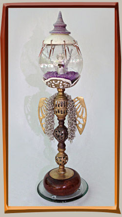 steampunk assemblage art