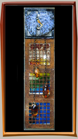 steampunk assemblage art