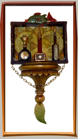 steampunk assemblage art