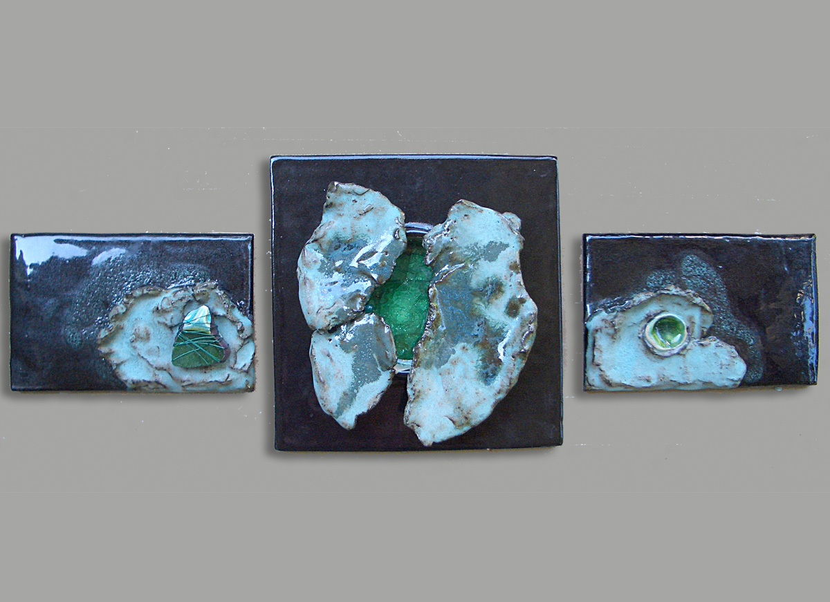 Green Lava Triptych