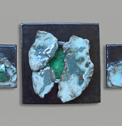 Green Lava Triptych